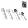 Imagem de Faqueiro Inox 24 Peças Garfo Faca Colheres Jogo de Talher Classico Cor Prata Para Mesa