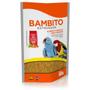 Imagem de Farinhada Pássaros CC2030 Premium 1kg + Ração Bambito Alimento Extrusado 500g Calopsita Periquito