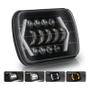 Imagem de Faróis de LED 5x7 6x7 H4 para Jeep Wrangler Yj Cherokee XJ