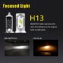 Imagem de Faróis de Neblina BEAMTECH H13/9008 S1 Series 6500K - Kit com 2 Unidades