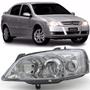 Imagem de Farol Astra 2003 Ate 2011 LE Mascara Cromada Foco Duplo H7 H1 Com Regulagem Eletrica 93399659