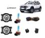 Imagem de Farol Auxiliar Duster 2018 Com Lamp H11 Super Branca Kit