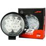 Imagem de Farol Auxiliar Headlight Redondo 27W 9 Leds JR8 - FG01-27W-R