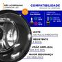 Imagem de Farol Auxiliar Milha Aro Preto Fusion 2013 2014 2015 2016 2017 2018 2019 2020