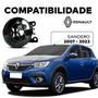 Imagem de Farol Auxiliar Milha Aro Preto Sandero 2007 08 09 10 11 12 13 14 15 16 17 18 19 20 21 22 2023