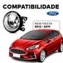 Imagem de Farol Auxiliar Milha Lente Vidro Aro Prata New Fiesta 2013 2014 2015 2016 2017 2018 2019