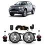 Imagem de Farol Auxiliar Mitsubishi L200 Triton 06/18 Completo + Halógenas