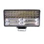 Imagem de FAROL AUXILIAR RETANGULAR DE LED 7" 252W SPOT E FLOOD 6000k