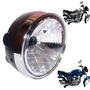 Imagem de Farol Cg 150 Titan Fan 2004 2005 2006 2007 2008 Aro Cromado Motoboy