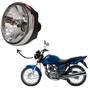 Imagem de Farol Completo Cg Titan 150 KS/ES/ESD/ Fan 150 até 2008 Aro Cromado C/ Lampada Moto