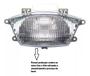 Imagem de Farol Completo Com Setas Piscas Dianteiro Honda Biz 100 1998 1999 2000 2001 2002 2003 2004 2005 Com Lampada