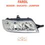 Imagem de Farol cromado Peugeot Boxer Fiat Ducato Citroen jumper