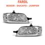 Imagem de Farol cromado Peugeot Boxer Fiat Ducato Citroen jumper