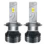 Imagem de Farol de LED Dualvision de Alta Potência 120W 6000K - Luzes Brancas para Carro (H7, H4, H11, H8, H9, HB3, HB4)