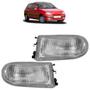 Imagem de Farol De Milha Auxiliar Clio Scénic Megane Laguna R19 1996 A 1999 Estriada Vidro Carcaça Preto