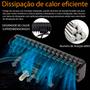 Imagem de Farol De Milha Barra Aux 48w Led Branco Frio + Ambar Guincho Moto Carro Neblina C/ 3 Modos - Strobo / Pisca