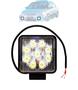 Imagem de Farol De Milha Led 27W Quadrado 9 Leds Off Road Universal