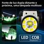 Imagem de Farol De Pesca LED Recarregável Feixe Ajustável De Alta Potência Com Função De Detecção