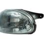 Imagem de Farol Dianteiro Direito Carcaça Preta Corsa Wind Sedan Wagon 1994 1995 1996 1997 1998 1999 - Lente Vidro