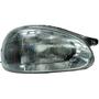 Imagem de Farol Dianteiro Direito Carcaça Preta Corsa Wind Sedan Wagon 1994 1995 1996 1997 1998 1999 - Lente Vidro