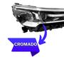 Imagem de Farol Dianteiro Hilux 2021 a 2024 Full LED SR SRV SRX Cromado Plug and Play