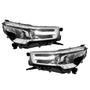 Imagem de Farol Dianteiro Hilux 2021 a 2024 Full LED SR SRV SRX Cromado Plug and Play
