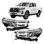 Imagem de Farol Dianteiro Hilux 2021 a 2024 Full LED SR SRV SRX Cromado Plug and Play