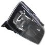 Imagem de Farol Dianteiro Uno Fiorino 2005 2006 2007 2008 2009 2010 2011 2012 2013 Liso Acrílico Máscara Negra