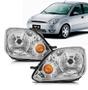 Imagem de  Farol Fiesta Hatch Sedan 2003 2004 2005 2006 2007 Lado direito (passageiro)