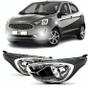 Imagem de Farol Ford Ka 2019 2020 2021 2022 Black Cromado Manual 