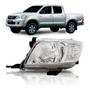 Imagem de Farol Hilux Sr Srv 2011 2012 2013 2014 2015 Cromado