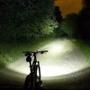 Imagem de Farol Lanterna Bike 3 Focos Led T6 Com Zoom Recarregável