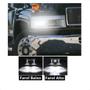 Imagem de Farol Led DRL Lupa Universal 4x6 Pol Retangular Jeep Moto