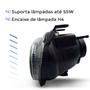 Imagem de Farol Masc Negra Vidro Mod AC Gol Special 2000 2001 a 2004