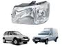 Imagem de Farol Máscara Cromada Lado Esquerdo Motorista Fiat Uno 2004 a 2013 Fiorino 2004 a 2013 Old - MEI HAO