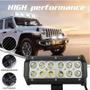 Imagem de Farol Milha 12 Leds 12/24V Retangulo Offroad 6000K 36W