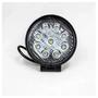 Imagem de Farol Milha Luz Auxiliar 27W 12/24 Off Road 9 Leds Redondo