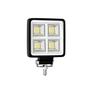 Imagem de Farol milha quadrado 64 LED 192W  10/30V Temperatura de cor 6000K A12,7cmX L10,7cmX E3,8cm