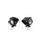 Imagem de Farol Moto Auxiliar Led Branca Modo Aceso Strobo 12v 30W 6000k KP-MT03/AE Angel Eyes