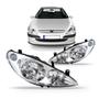 Imagem de Farol Peugeot 307 2003/ Cromado Com Auxiliar