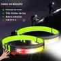 Imagem de Farol Recarregável COB com Sensor - 6 Modos de Iluminação - Ideal para Pesca e Acampamento