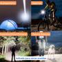 Imagem de Farolete 5 Modos De Iluminação T9 Resistente Á Àgua Ideal P/Pesca Noturna Caça Lanterna C/ Zoom