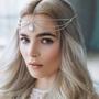 Imagem de Fashion Women Forehead Jewelry Headband Noiva Noivado Casamento Debutante Tiara