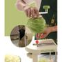 Imagem de Fatiador Cortador Manual de Repolho Legumes Folhas Com Duas Lâminas Saara Online