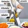 Imagem de Fatiador de batata queijo e frios inox legumes cortador picador frutas 5 em 1 Original