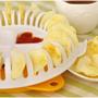 Imagem de Fatiador e forma de fritar batatas chips kit assa sem oleo cortador com moleira microondas 