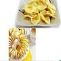 Imagem de Fatiador e forma de fritar batatas chips kit assa sem oleo cortador com moleira microondas 