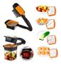 Imagem de Fatiador Multi Cortes Alimentos 5 Em 1 Com Pote Manual