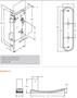 Imagem de Fechadura 55mm (1600/21, 1601/21, 1610/21, 1620/21) Inox Espelho Largo Stam