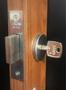 Imagem de Fechadura Auxiliar de Segurança porta de madeira Chave Tetra 1004 Roseta Redonda Com 4 Chaves Stam